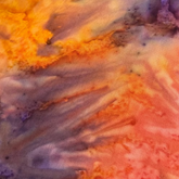Orange Purple Batik Fabric 100% Cotton Fabric WOF 110cm- 112cm